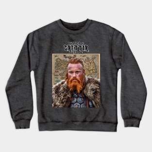 ICELAND MEDIEVAL SAGA and Original ADULT STAR GRETTIS Crewneck Sweatshirt